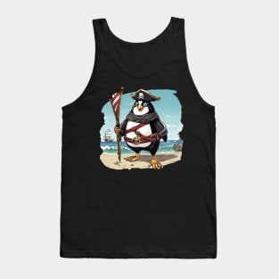 King of the Penguin Pirates Tank Top